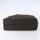 CELINE Macadam Canvas Hand Bag PVC Black Gold Auth 150769-9