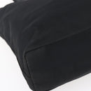 PRADA Tote Bag Nylon Black Silver Auth 150776-14