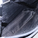 PRADA Tote Bag Nylon Black Silver Auth 150776-11