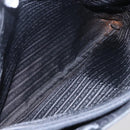 PRADA Tote Bag Nylon Black Silver Auth 150776-24