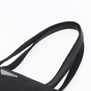 PRADA Tote Bag Nylon Black Silver Auth 150776-8