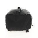 PRADA Backpack Nylon Leather Black Silver Auth 150778-5