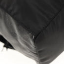 PRADA Backpack Nylon Leather Black Silver Auth 150778-17