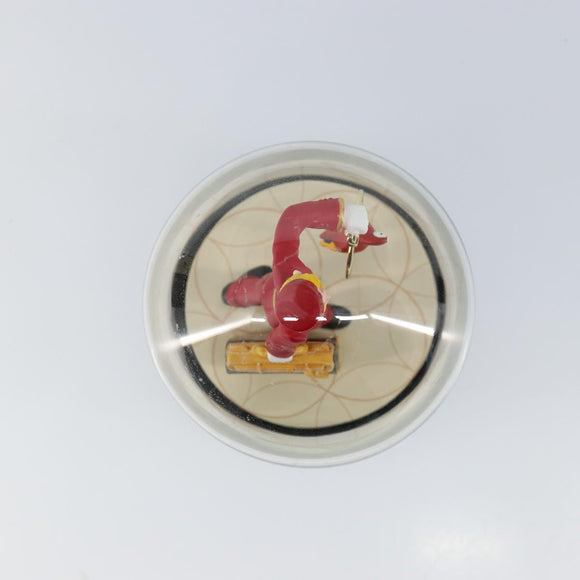 LOUIS VUITTON Snow Globe Pageboy VIP Limited Clear Red LV Auth 150781