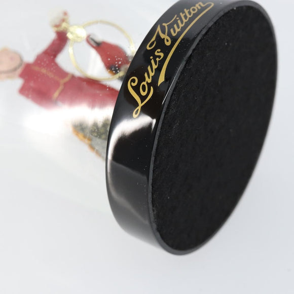 LOUIS VUITTON Snow Globe Pageboy VIP Limited Clear Red LV Auth 150781