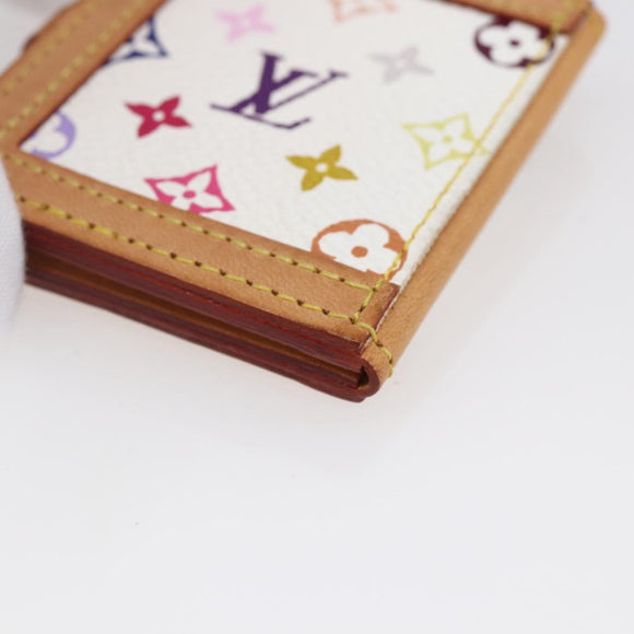 LOUIS VUITTON Multicolor Portofoto 2 Photo Frame White M58003 LV Auth 150787