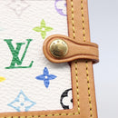 LOUIS VUITTON Multicolor Portofoto 2 Photo Frame White M58003 LV Auth 150787-12