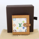 LOUIS VUITTON Multicolor Portofoto 2 Photo Frame White M58003 LV Auth 150787-19