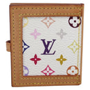 LOUIS VUITTON Multicolor Portofoto 2 Photo Frame White M58003 LV Auth 150787-3
