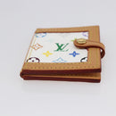 LOUIS VUITTON Multicolor Portofoto 2 Photo Frame White M58003 LV Auth 150787-7