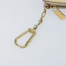 LOUIS VUITTON Multicolor Pochette Cles NM Coin Purse White M93734 LV Auth 150788-12