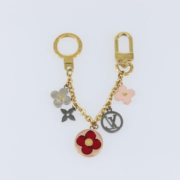 LOUIS VUITTON Bijoux Sac Chainne Fleur De Epi Charm Gold Tone M80241 Auth 150790 - 0