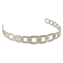 LOUIS VUITTON Katyusha metal Silver LV Auth 150791-1