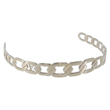 LOUIS VUITTON Katyusha metal Silver LV Auth 150791