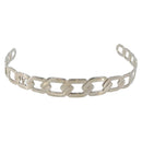 LOUIS VUITTON Katyusha metal Silver LV Auth 150791-2