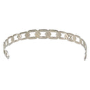 LOUIS VUITTON Katyusha metal Silver LV Auth 150791-3