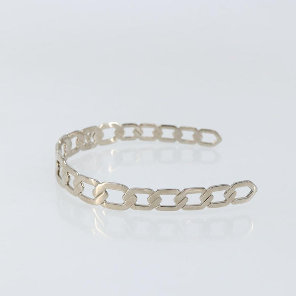 LOUIS VUITTON Katyusha metal Silver LV Auth 150791