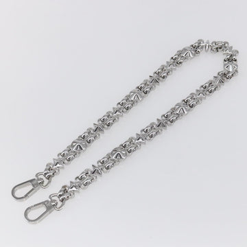 LOUIS VUITTON Chain Shoulder Strap metal 23.6"" Silver LV Auth 150792 - 0