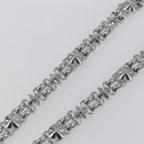 LOUIS VUITTON Chain Shoulder Strap metal 23.6"" Silver LV Auth 150792-4