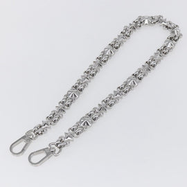 LOUIS VUITTON Chain Shoulder Strap metal 23.6"" Silver LV Auth 150793 - 0