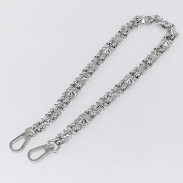 LOUIS VUITTON Chain Shoulder Strap metal 23.6"" Silver LV Auth 150793 - 0