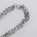 LOUIS VUITTON Chain Shoulder Strap metal 23.6"" Silver LV Auth 150793-9