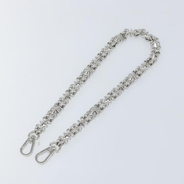 LOUIS VUITTON Chain Shoulder Strap metal 22"" Silver LV Auth 150794 - 0
