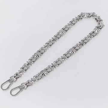 LOUIS VUITTON Chain Shoulder Strap metal 23.6"" Silver LV Auth 150795 - 0