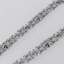 LOUIS VUITTON Chain Shoulder Strap metal 23.6"" Silver LV Auth 150795-4