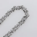 LOUIS VUITTON Chain Shoulder Strap metal 23.6"" Silver LV Auth 150795-5