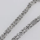 LOUIS VUITTON Chain Shoulder Strap metal 23.6"" Silver LV Auth 150795-8