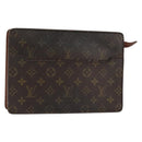 LOUIS VUITTON Monogram Pochette Homme Clutch Bag M51795 LV Auth 150800-1