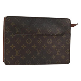 LOUIS VUITTON Monogram Pochette Homme Clutch Bag M51795 LV Auth 150800