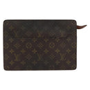 LOUIS VUITTON Monogram Pochette Homme Clutch Bag M51795 LV Auth 150800-13
