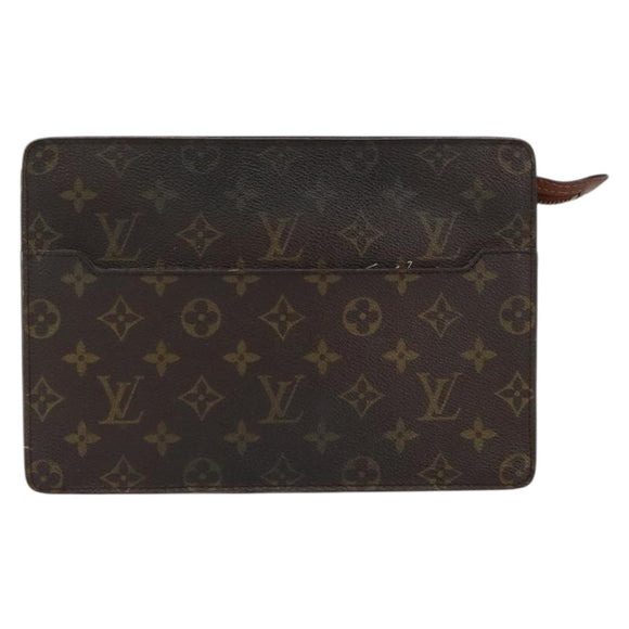 LOUIS VUITTON Monogram Pochette Homme Clutch Bag M51795 LV Auth 150800