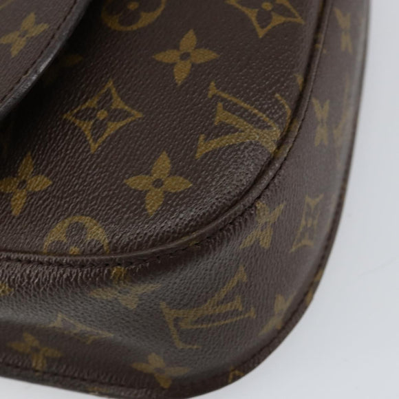 LOUIS VUITTON Monogram Saint Cloud GM Shoulder Bag Vintage M51242 LV Auth 150801