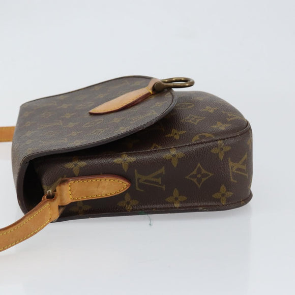LOUIS VUITTON Monogram Saint Cloud GM Shoulder Bag Vintage M51242 LV Auth 150801
