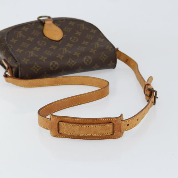 LOUIS VUITTON Monogram Saint Cloud GM Shoulder Bag Vintage M51242 LV Auth 150801