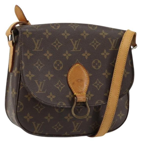 LOUIS VUITTON Monogram Saint Cloud GM Shoulder Bag M51242 LV Auth 150802