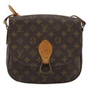 LOUIS VUITTON Monogram Saint Cloud GM Shoulder Bag M51242 LV Auth 150802-13