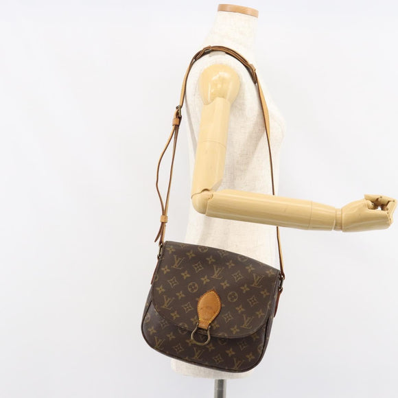 LOUIS VUITTON Monogram Saint Cloud GM Shoulder Bag M51242 LV Auth 150802
