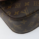 LOUIS VUITTON Monogram Saint Cloud GM Shoulder Bag M51242 LV Auth 150803-16