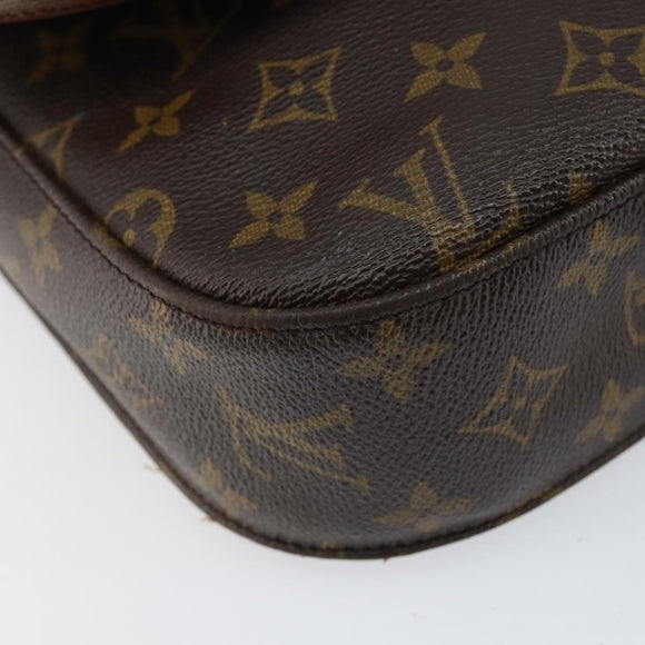 LOUIS VUITTON Monogram Saint Cloud GM Shoulder Bag M51242 LV Auth 150803