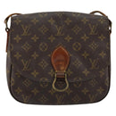 LOUIS VUITTON Monogram Saint Cloud GM Shoulder Bag M51242 LV Auth 150803-13