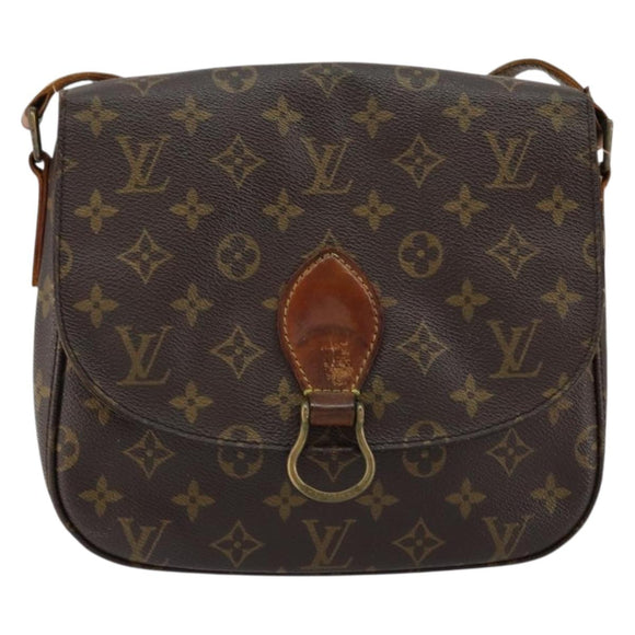 LOUIS VUITTON Monogram Saint Cloud GM Shoulder Bag M51242 LV Auth 150803