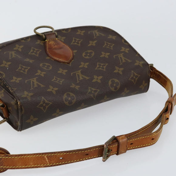 LOUIS VUITTON Monogram Saint Cloud GM Shoulder Bag M51242 LV Auth 150803