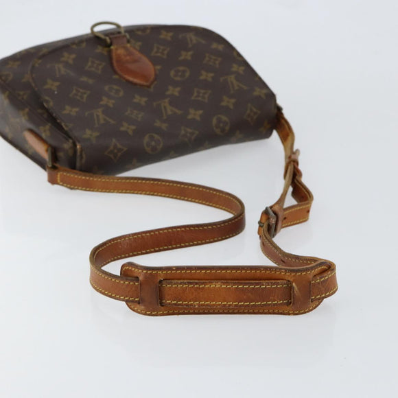 LOUIS VUITTON Monogram Saint Cloud GM Shoulder Bag M51242 LV Auth 150803
