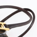 FENDI Zucca Canvas Hand Bag 2way Black Brown Auth 150808-14