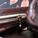 LOEWE Backpack Canvas PVC Black Gold Auth 150809-23