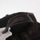 LOEWE Backpack Canvas PVC Black Gold Auth 150809-7